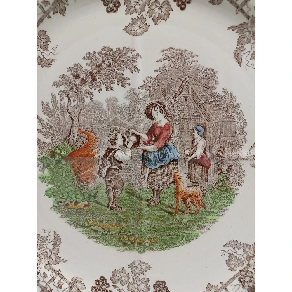 Copeland Spode England Byron Series No 2 Divided Plate Dish 10